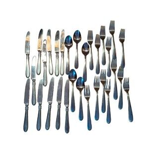 Hampton Silversmiths Stainless Silverware Flatware Concierto 30 Piece Lot